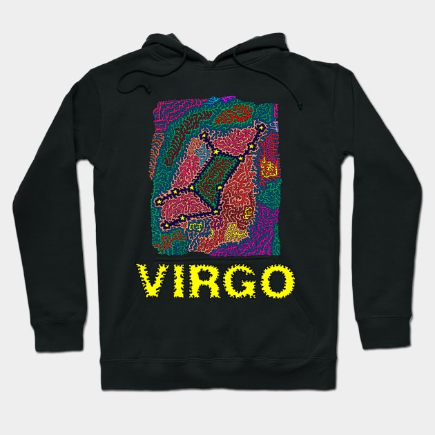 Constellation Virgo Hoodie by NightserFineArts